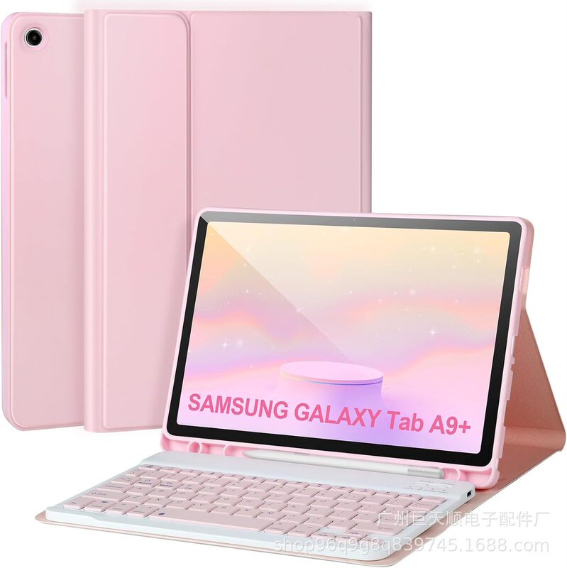 Suitable for Samsung A11Plus Tablet Protective Case X210 External Keyboard S6Lite with Pen Slot S789Fe+