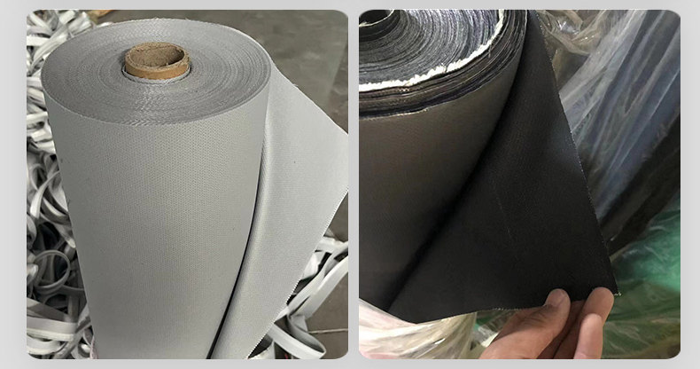 硅胶阻燃防火布,纤维防火阻燃硅钛布,高温风管焊接布,挡烟垂壁防火布