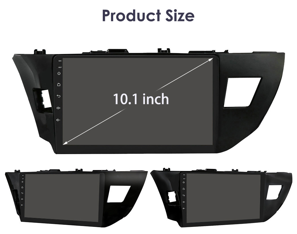 Overseas Android Navigation Is Suitable for 14-16 Toyota Corolla Corolla Car Navigation Gps4G Full Network Communication