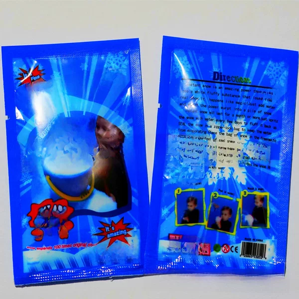 Cross-Border Amazon Supply 8g Bag-High Expansion High-Quality Artificial Snow/Fake Snow/Christmas/Magic