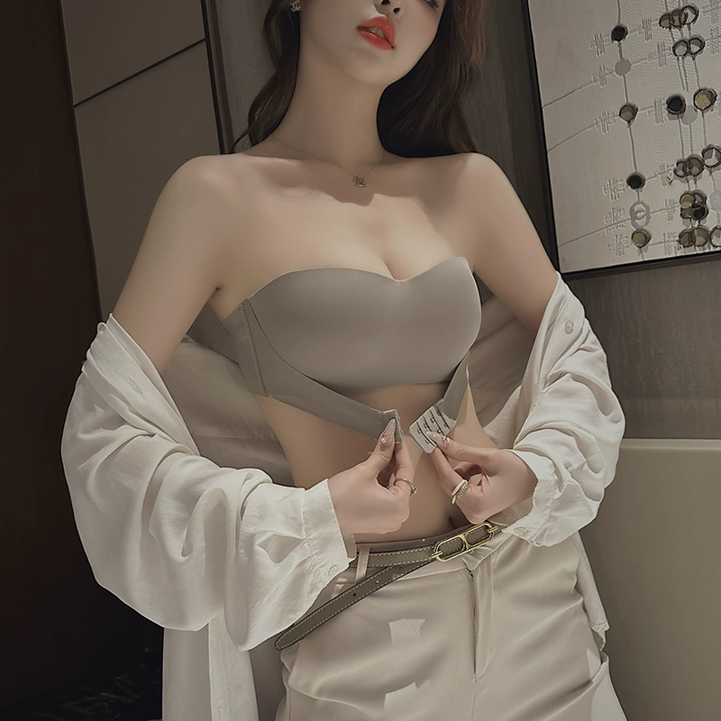 Нескользящий бюстгальтер Push-Up от | Invisible Tube Top с эффектом подъема и красивым дизайном спинки