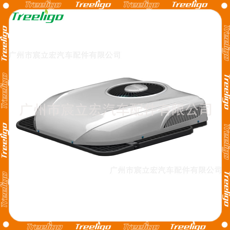 Venta caliente transfronteriza nuevo aire acondicionado de estacionamiento de techo grande 12V24V refrigeración eléctrica aire acondicionado inteligente para automóvil