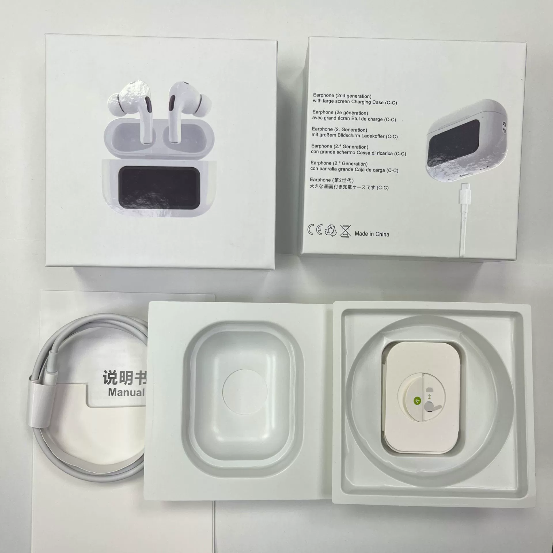 Трансграничный новый сенсорный экран беспроводной bluetooth наушники упаковочная коробка A8-A9-A10 bluetooth наушники крышка упаковки