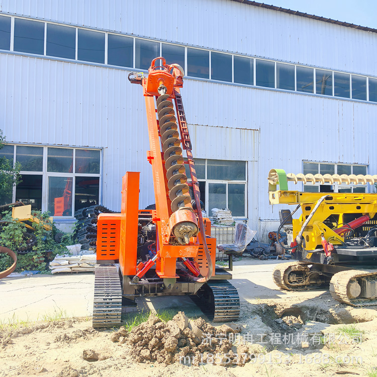 高低腿光伏打桩机