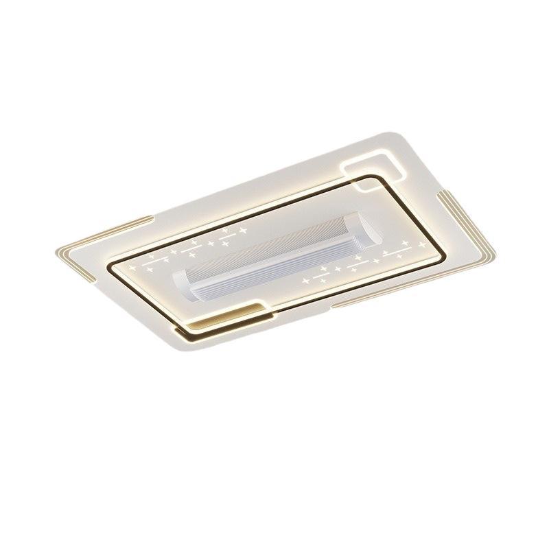 Zhongshan al por mayor de la cuarta generación de lámparas de ventilador sin hoja 180 ° gran viento sacude lámpara de ventilador silenciosa lámpara de ventilador de techo