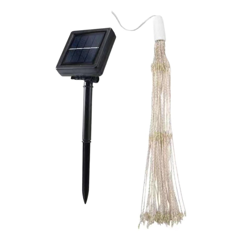 Fábrica solar lámpara de humo LED colgante diente de león patio luces de la habitación luces intermitentes atmósfera luces decorativas luces