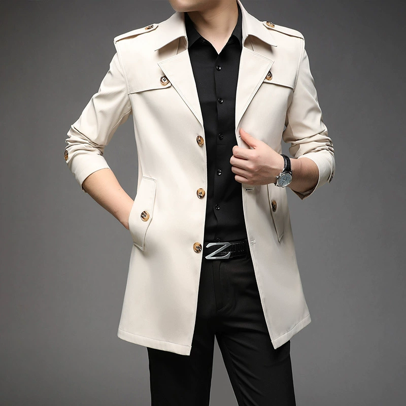 Trench coat, quality jacket, Korean style