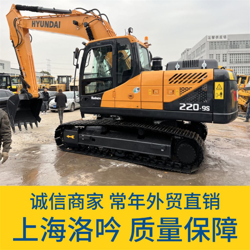 Exportación de Libia de segunda mano moderna 220 - 9 excavadora con buen rendimiento y alta calidad garantizada
