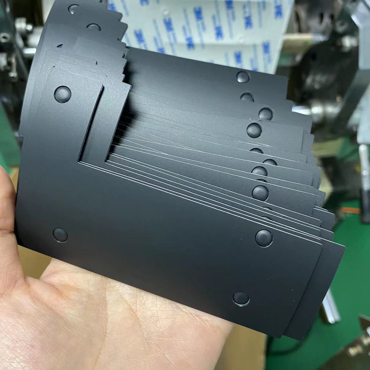 厂家生产哑黑透明乳白折叠 电池盖板PPET 防火绝缘PC背胶垫片