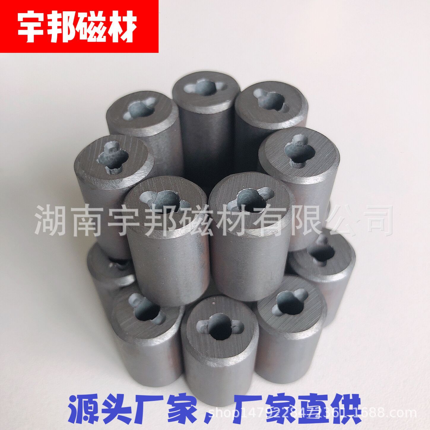 13.5*21mm径向两极水泵磁环电机两极极磁环电机转子内孔4.2/5.0mm