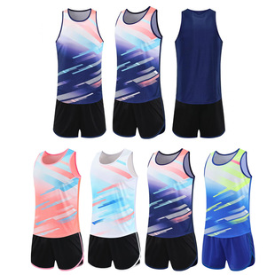 Marathon Vest for Men and Women, Professional Competition Running Sportswear, Kidsren's Quick-Drying Clothing, Track and Field Clothing, Men's and Women's Clothing