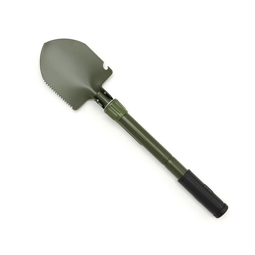 Outdoor supplies shovel camping shovel four-in-one shovel multifunctional engineer shovel fishing folding shovel
