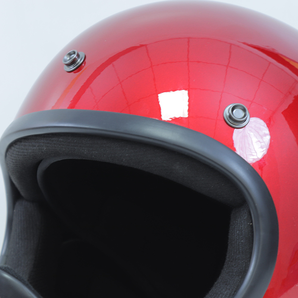 Japanese-Style Pointed Helmet Retro Cruiser Rider Helmet Motorcycle Scooter Fiberglass All-Season Space Full-Face Helmet