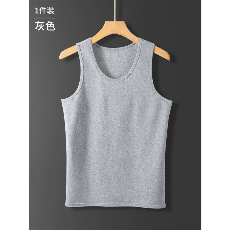 Sleeveless T-Shirt Vest, Plus Size, polyester or cotton, breathable summer casual (2XL–4XL available)