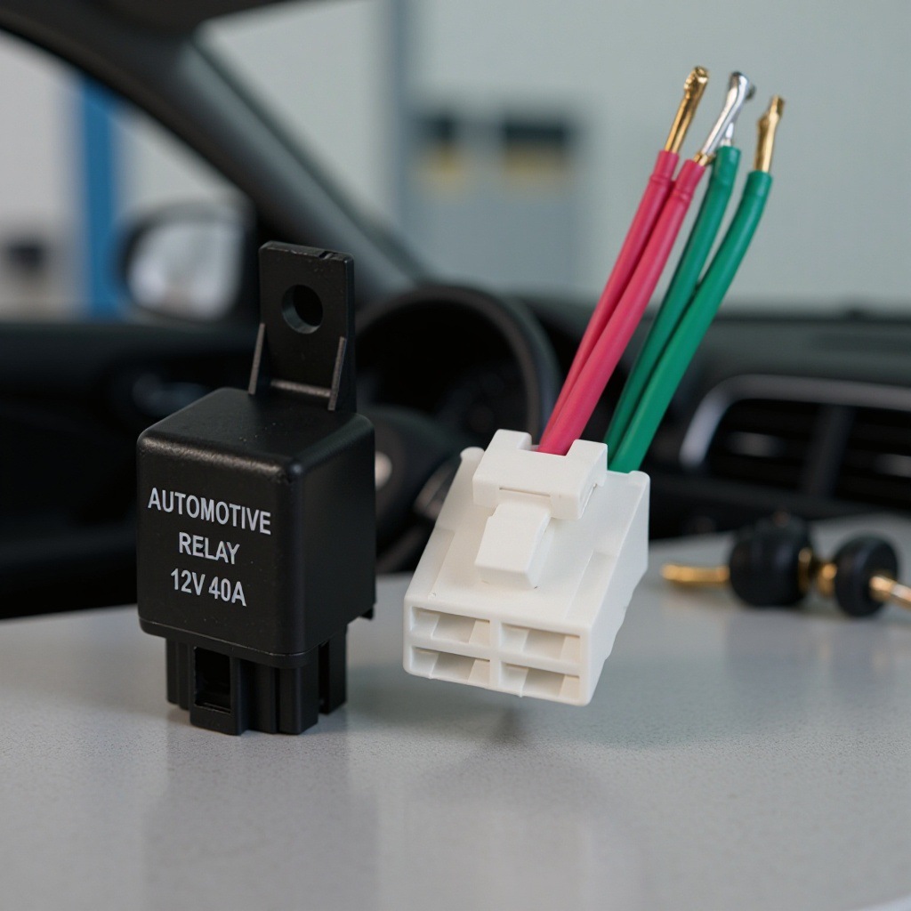 行家选汽车空调风扇继电器40A12V24V雾灯继电器汽车常开继电器4脚