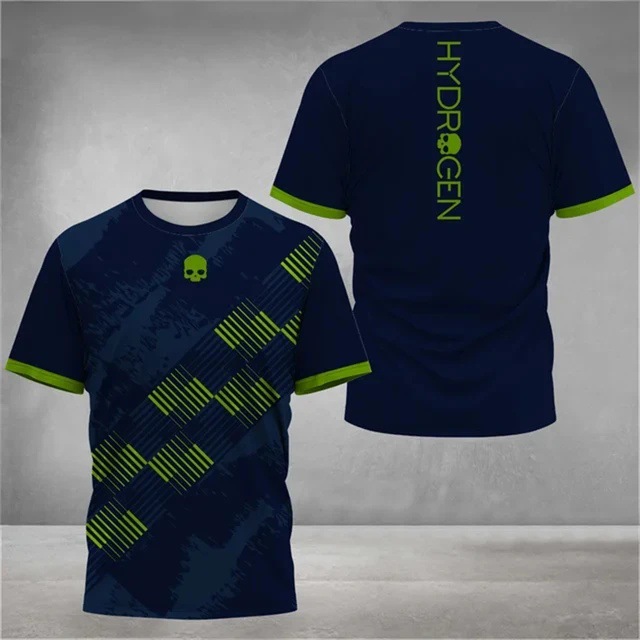 Deportes para hombres malla transpirable suelta camiseta de manga corta venta directa de fábrica moda 3D impresión digital spot