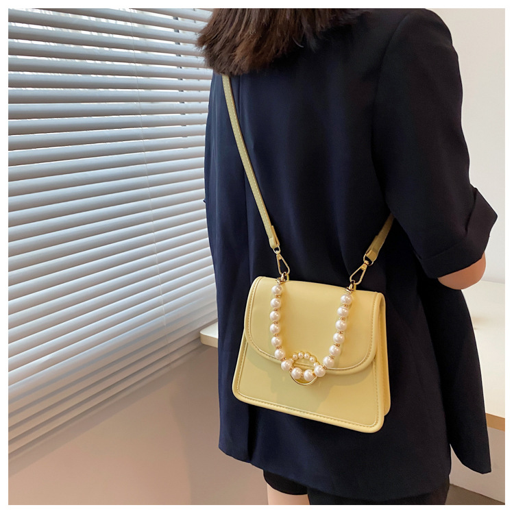 Wholesale Accessories Geometric Pearl Chain Messenger Bag Nihaojewelry display picture 118