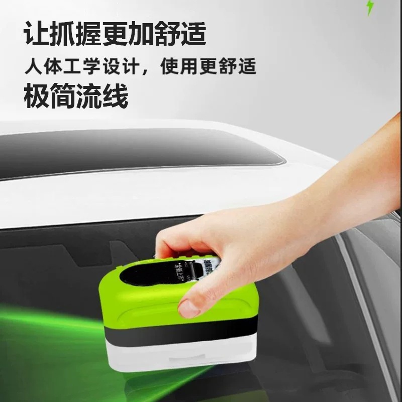 Car Glass Oil Film Cleaning Brush, Powerful Stain Remover for Front Windshield, Side Windows, Rearview Mirror, Coating and Crystal Glass Cleaning Wipe