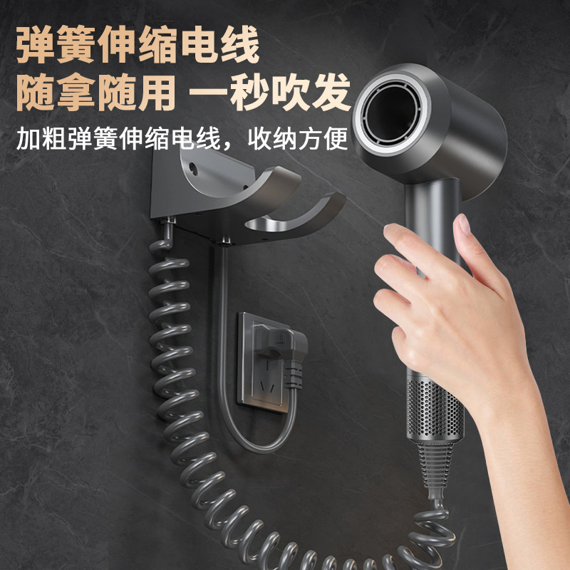 酒店电吹风机壁挂式防盗宾馆民宿客房高速吹风机卫生间挂墙电风筒|undefined
