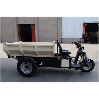 矿用电动自卸三轮车 72V 2.5 吨井下隧道液压自卸工程运渣车