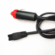 車載點煙器電源線 B字尾美式扁線連接線 DC插頭帶燈DC母頭點煙器