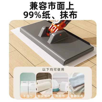 批发洗脸巾可拆换布拖把懒人夹布拖把新款家用一拖净静电除尘