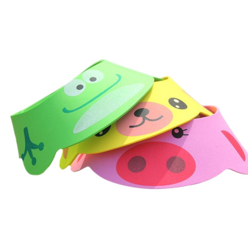 Tapa de champú para niños populares transfronterizos protección del medio ambiente engrosada tapa de champú para niños gorro de baño para bebés gorro de ducha para bebés