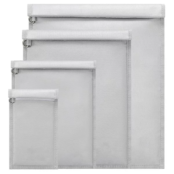 New protective gray tablet computer car key anti-theft anti-tracking fireproof waterproof RFID signal shielding bag