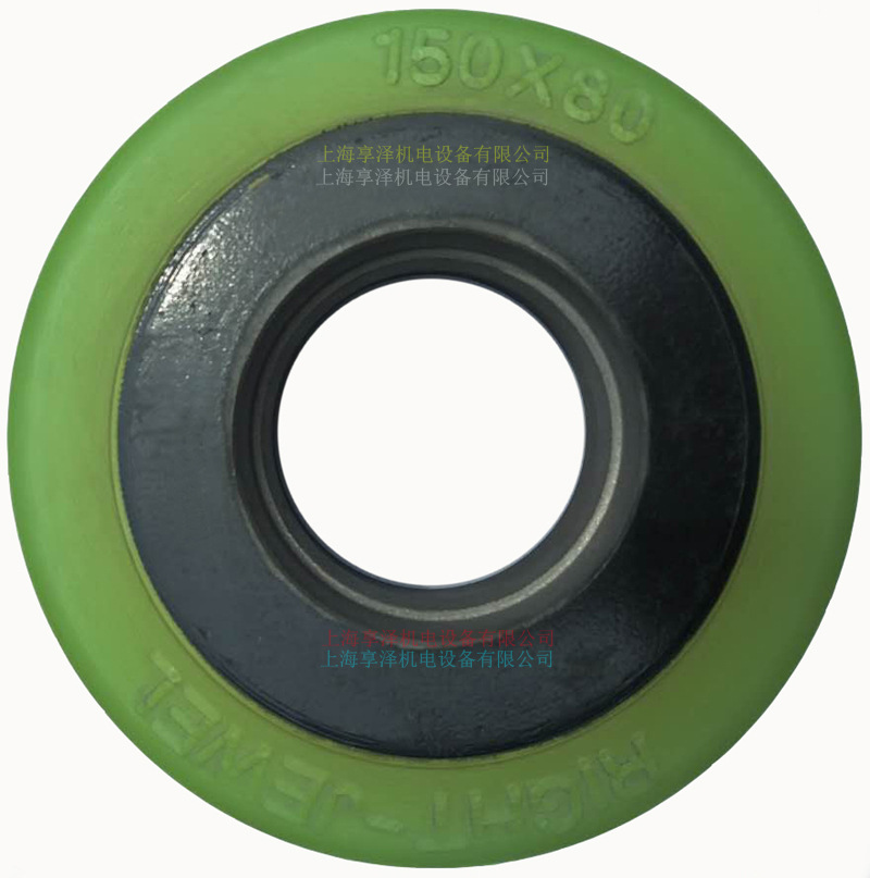 丰田电动前移式叉车7FBR18万向轮辅助轮子 升高机支撑轮转向轮胎