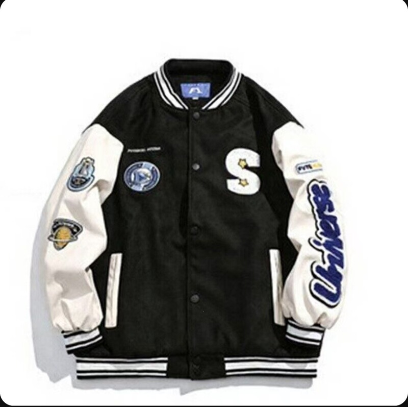 2026Y2 Cross-Border Men's Baseball Jacket Trendy Brand Spring and Autumn 3D Digital Print Long-Sleeve Loose Versatile Jacket Coat 2026Y2 Cross-Border Men's Baseball Jacket Trendy Brand Spring and Autumn 3D Digital Print Long-Sleeve Loose Versatile Jacket Coat
