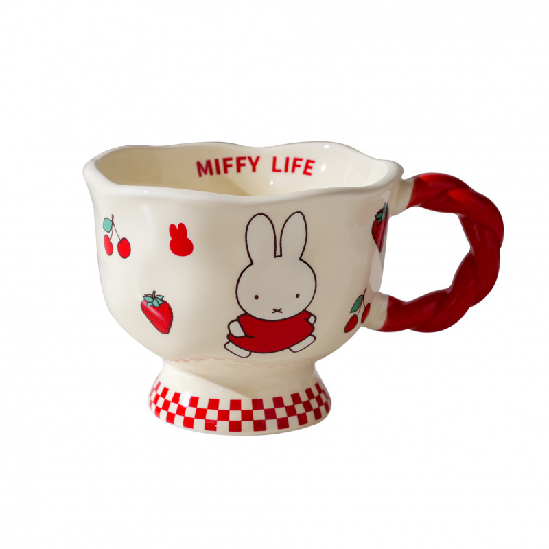 Auténtica licencia Mifi copos de marca encantadores tazas de agua de dibujos animados tazas de cerámica caseras tazas de cumpleaños