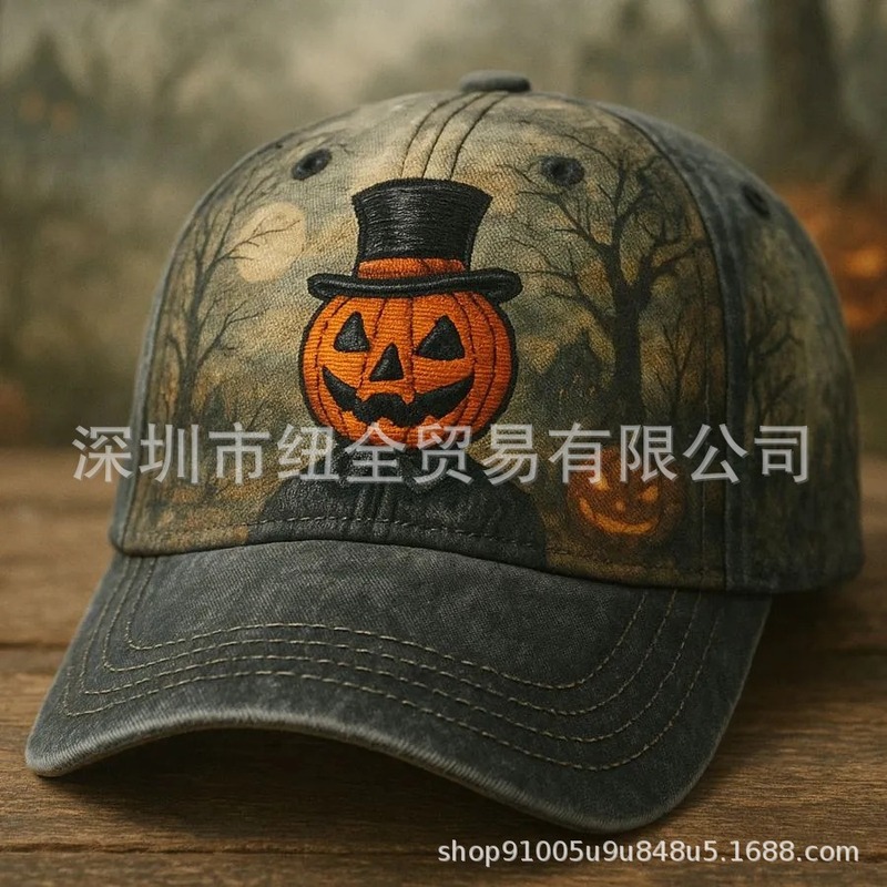 跨境热销Vintage Halloween Hat复古万圣节帽子|undefined