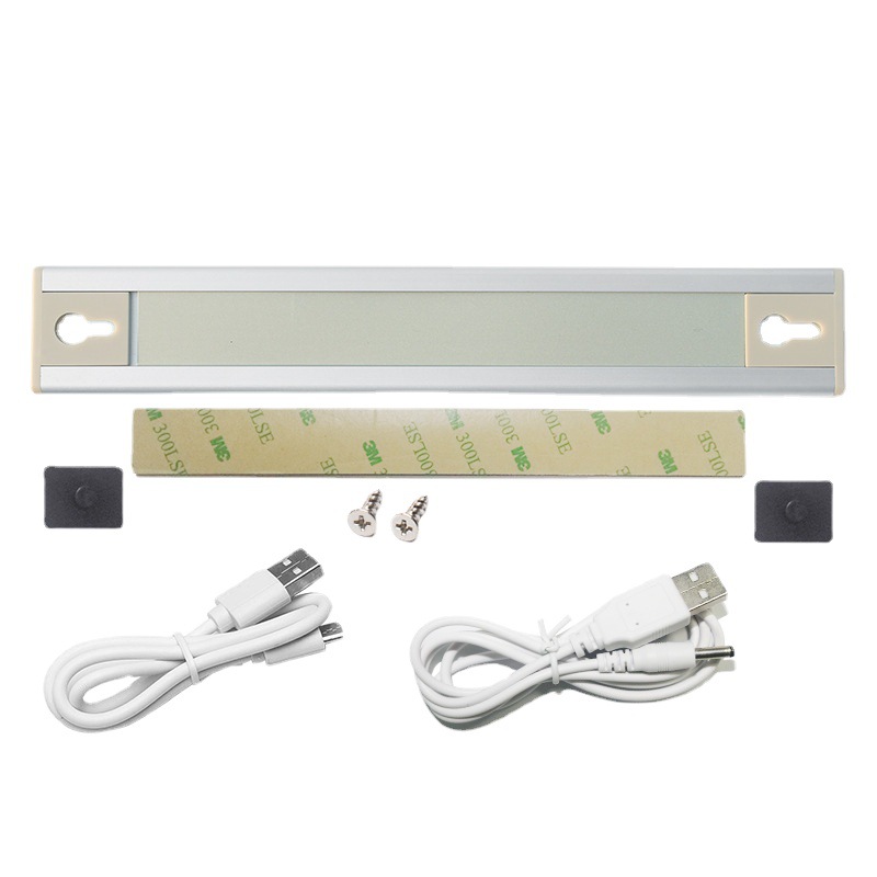 68led人体感应灯 USB充电橱柜灯 免布线卧室衣柜灯起夜长条小夜灯