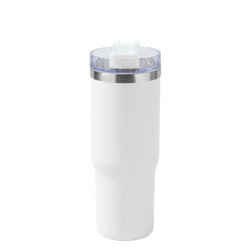 Cruz-frontera 30oz coche taza de gran capacidad de acero inoxidable aislamiento térmico helado taza conveniente coche taza de agua fábrica al por mayor