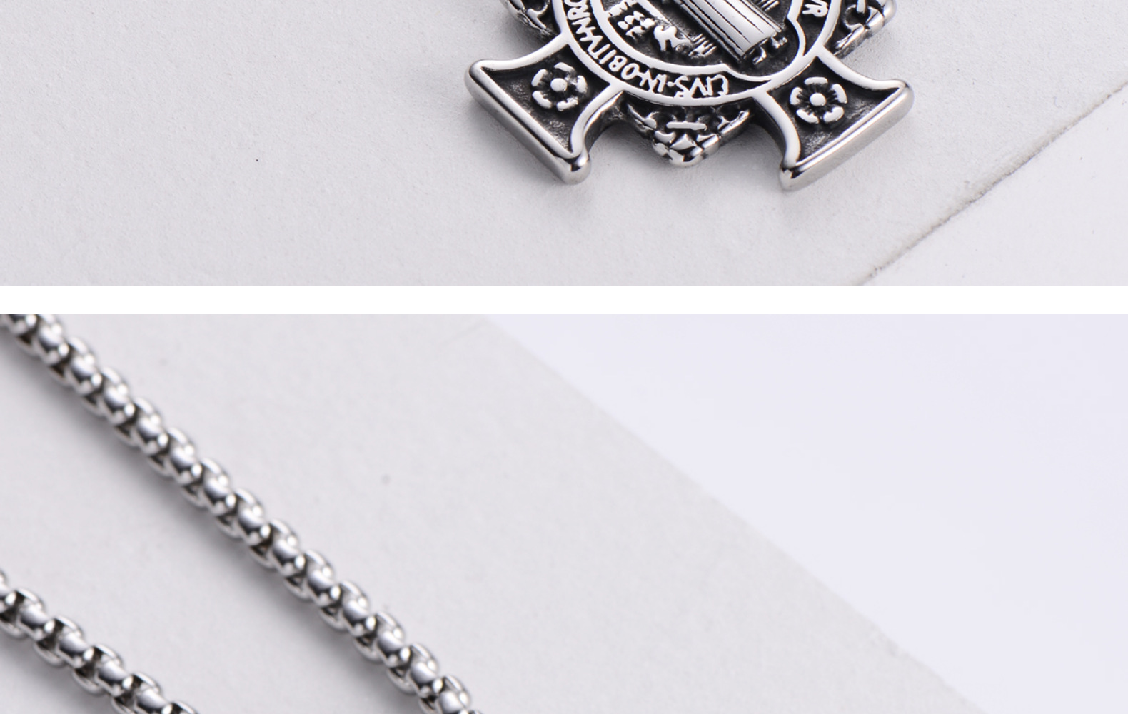 15g Weight 18K Gold Plated Plating Material 304 Stainless Steel Chain Material Business, Festival Occasion 304 Stainless Steel Material Cartoon Character Pattern Men'S Gender Fashion Style Fashion Cartoon Character 304 Stainless Steel 18K Gold Plated Men'S 7