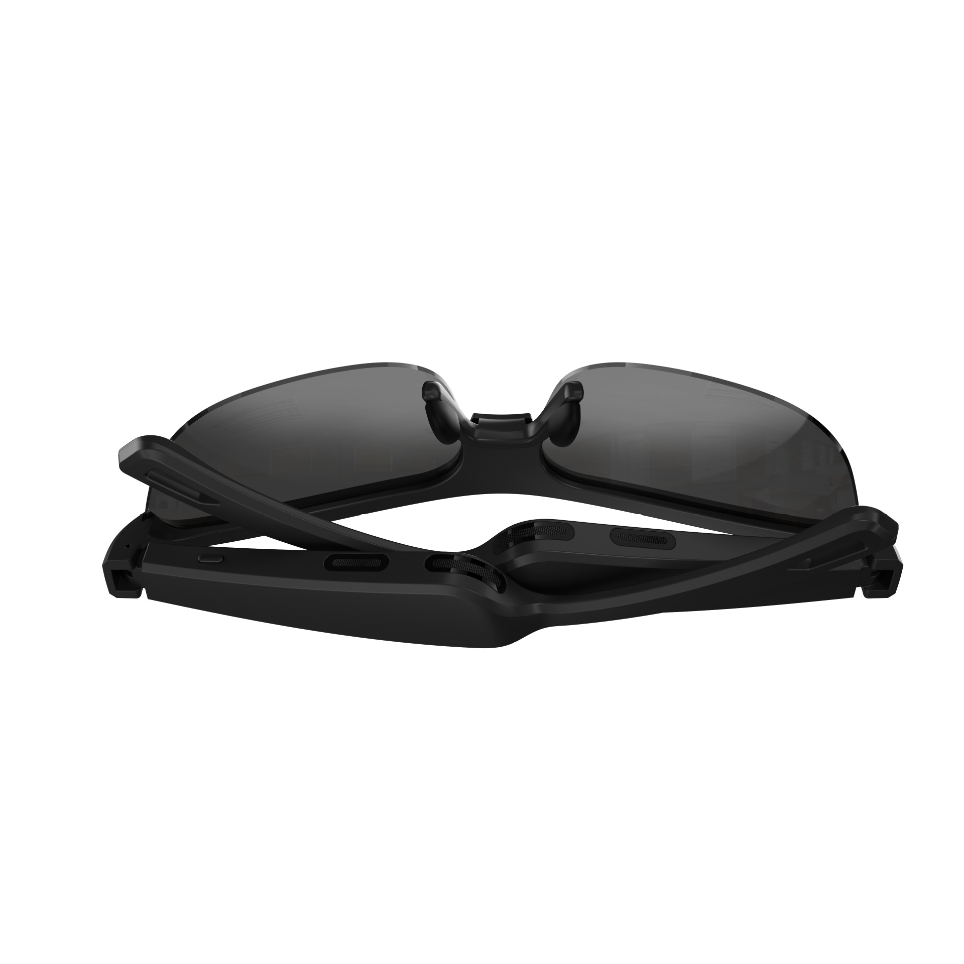 Al Aire Libre ciclismo gafas de sol polarizadas negro tecnología direccional de audio auriculares inalámbricos gafas inteligentes de tinta gafas inteligentes Bluetooth