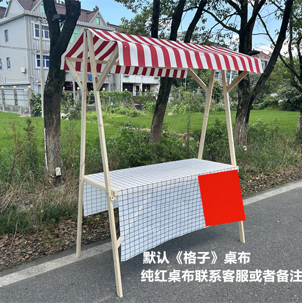 夜市屋台棚 マーケットブース 木製イベントシェルフ 屋外クリエイティブスナックカートディスプレイスタンド|undefined