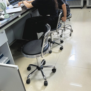 Bar Chair Lift Back Chair Hospital Laboratory Chair Beauty Stool Iron Bar Chair Workshop Work Stool Pulley Stool