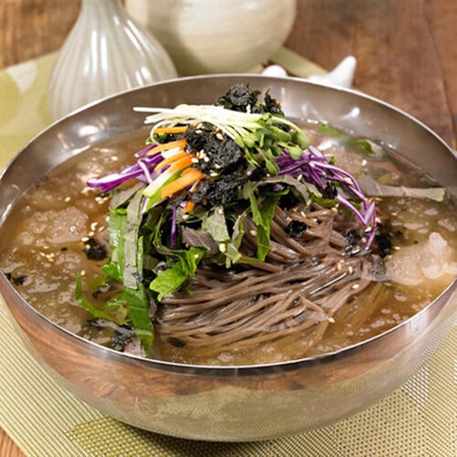 Korean-style buckwheat cold noodles, Northeast cold noodles, Korean Yanji cold noodles, Korean-style vacuum-packed buckwheat cold noodles