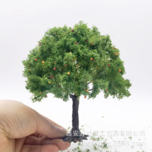 方寸景仿真模型苹果树沙盘造景DIY手工艺品铁丝果树园林情景摆件