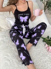 J 77325 Cartoon Sleeves Pajama Set ��ͨ˯�� ŷ���羳