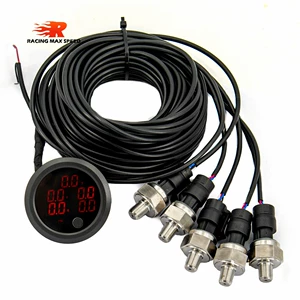 232Psi Avtomobil Alüminium Korpuslu Rəqəmsal Amortizator Təzyiq Ölçən 1/8Npt Sensor