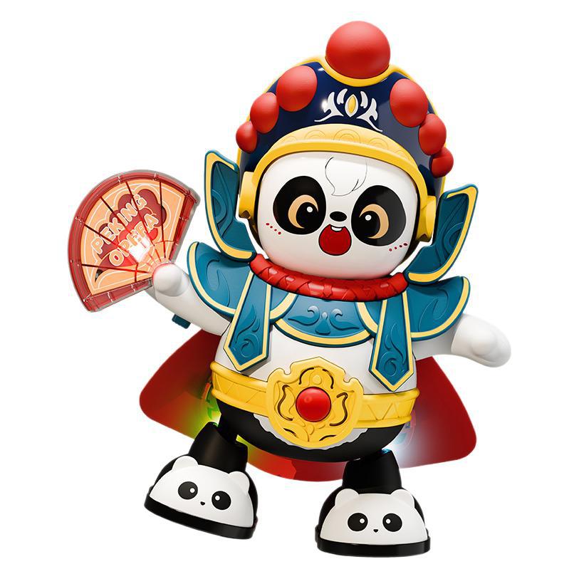 Opera de Sichuan FaceBook muñecas eléctricas de cara muñecas de luz de música muñecas de baile de swing eléctricas muñecas creativas robot muñecas image 5