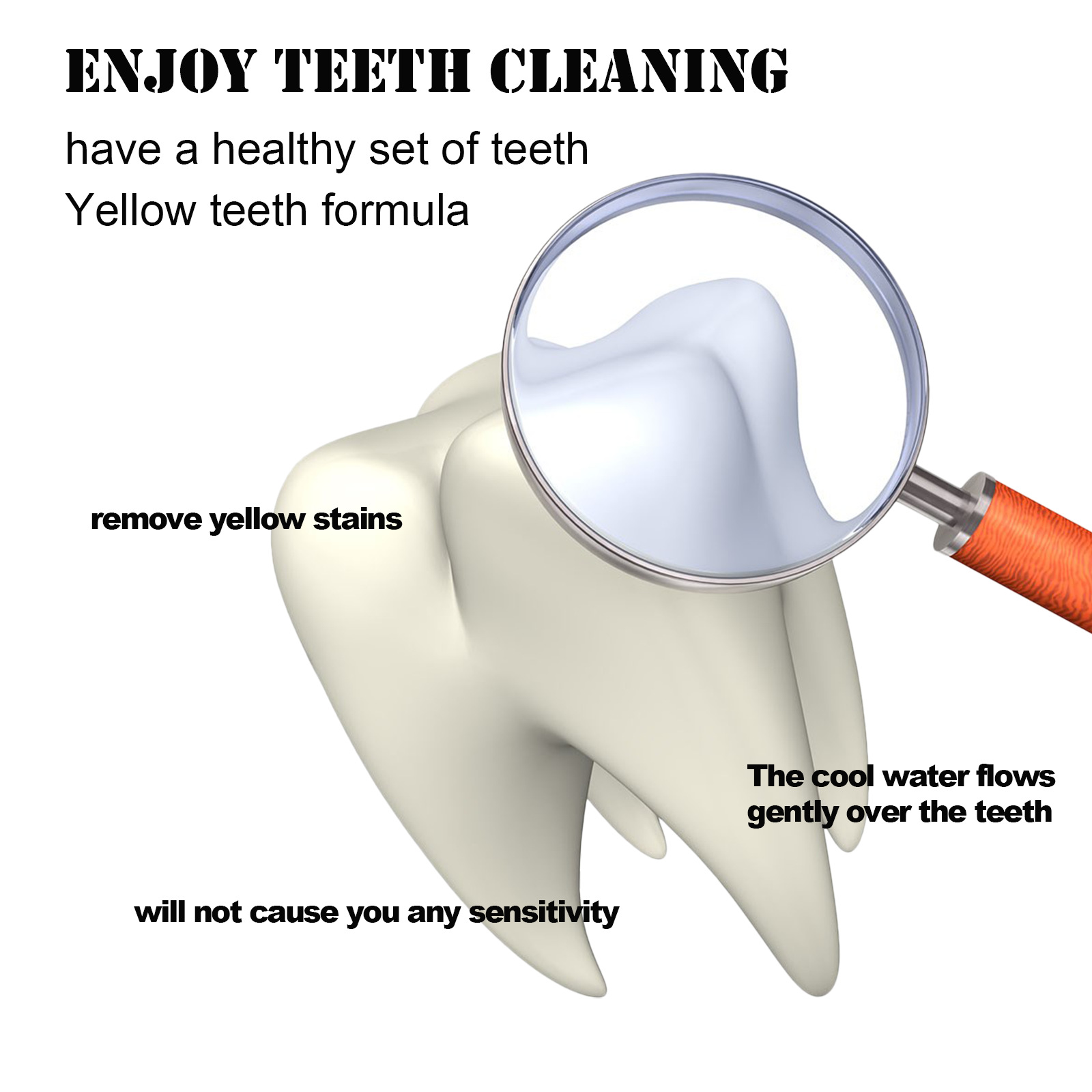EELHOE Teeth Whitening Cleanser Pen in Use