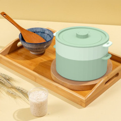 韓国の人気キッチンシリコン電子レンジ蒸し器専用器具蒸し炊飯器脂肪低減加熱蒸し器調理弁当箱