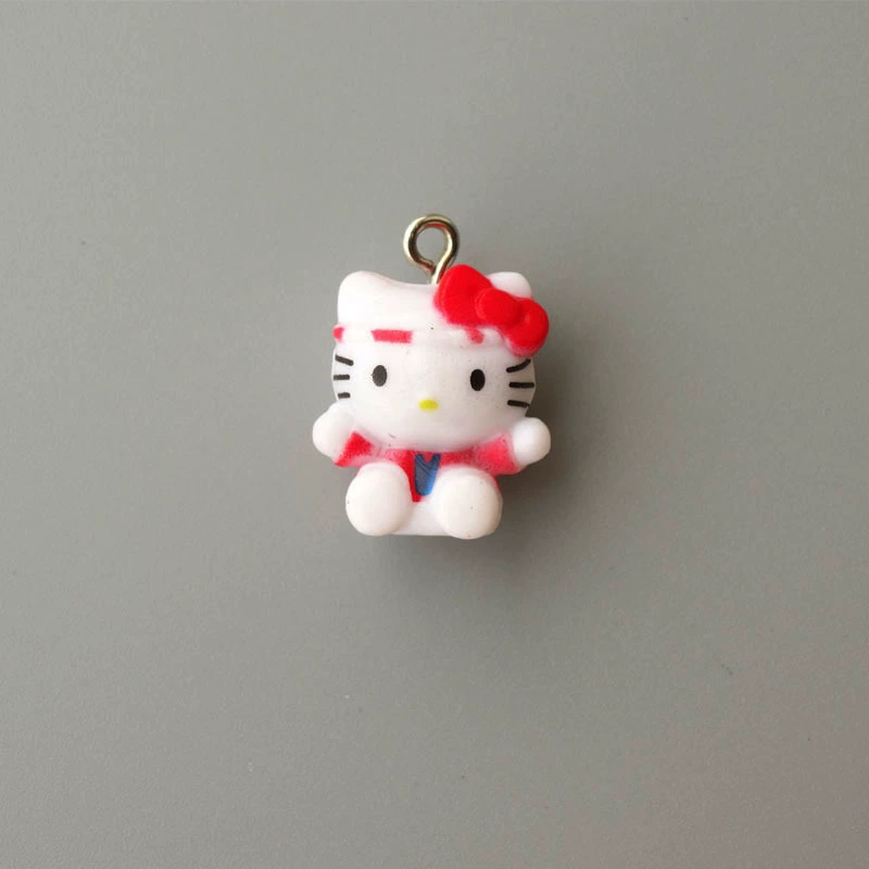 Hello Kitty, маленькая мини-фигура, подвеска, handmade