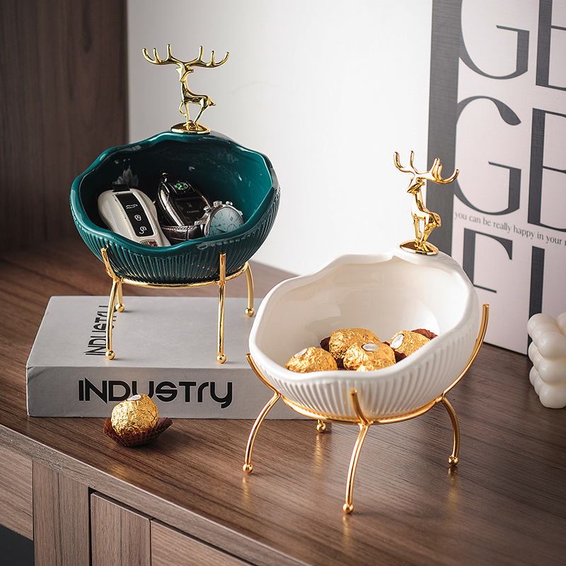 批发放钥匙收纳玄关摆件家居装饰品轻奢现代客厅茶几电视柜鞋柜置