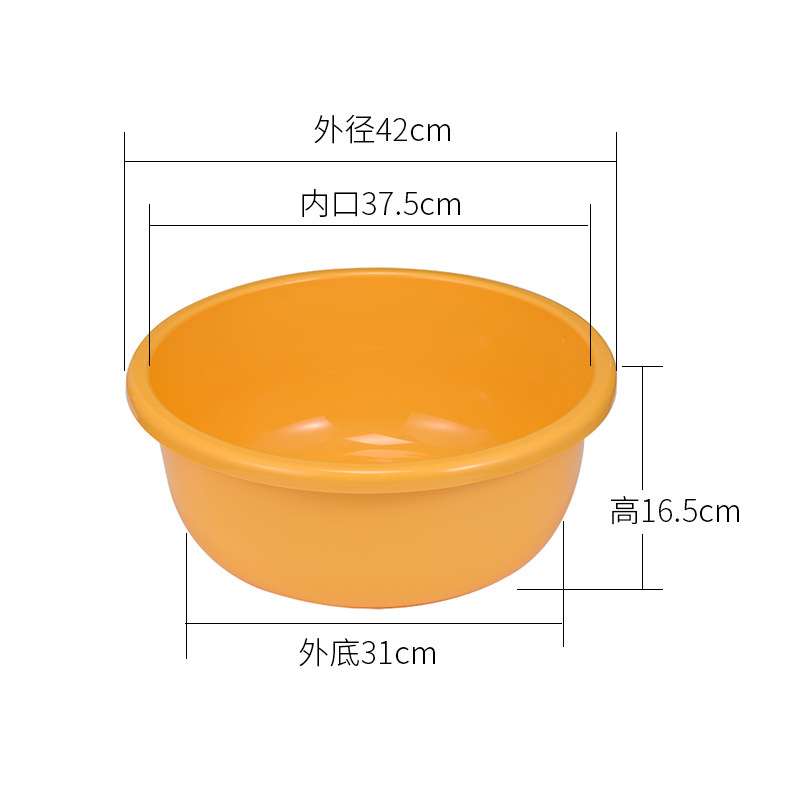 lavabo doméstico grande profundizar gran lavabo redondo bebé lavabo infantil lavabo de plástico grueso duradero