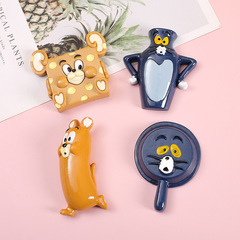 大きいサイズの猫のネズミのセットの漫画の樹脂のアクセサリの部品のdiyの携帯電話の携帯電話のクリームのゴムの手作りの卸売りは単に持つことができます。