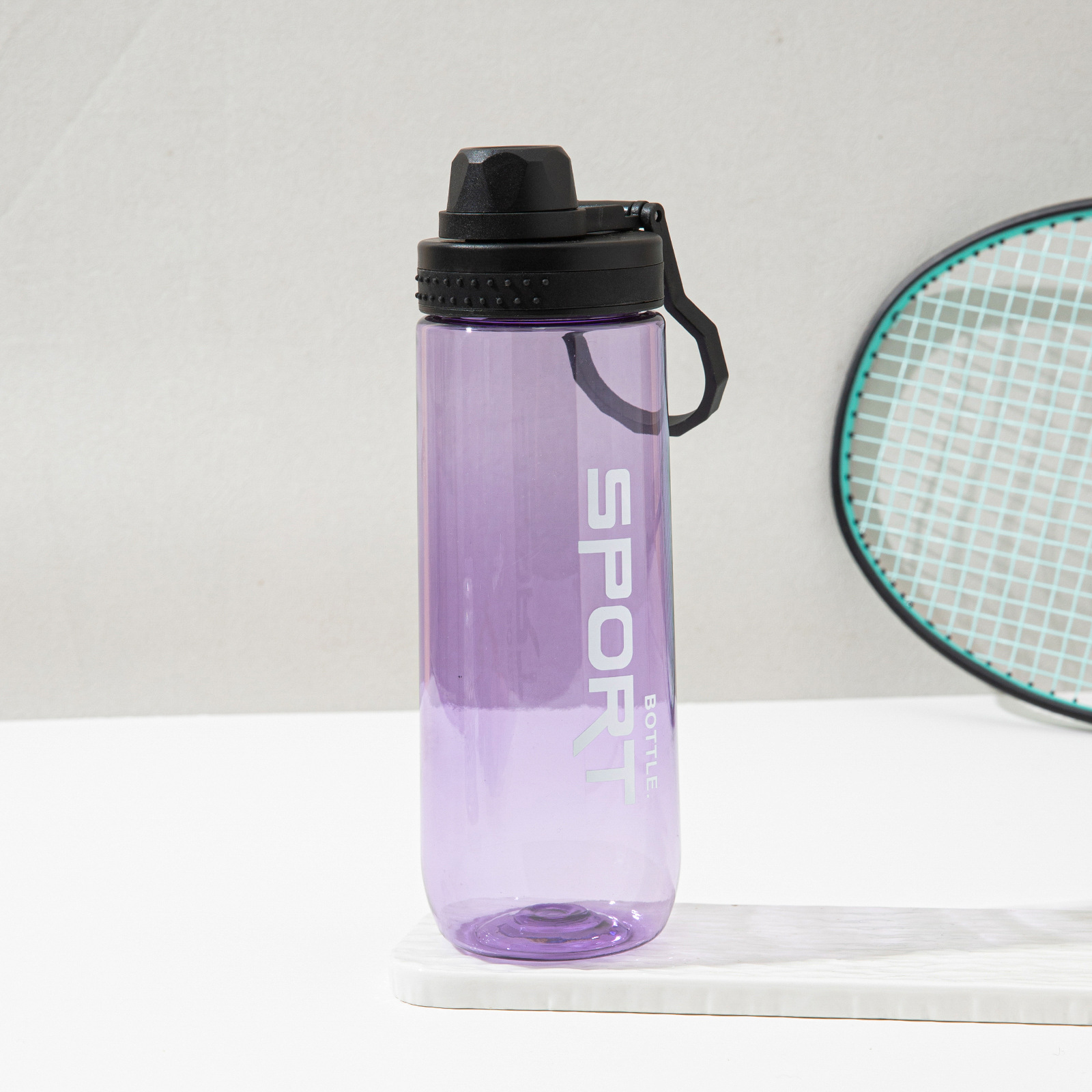 Tazas de agua para hombres y mujeres, botellas de agua de plástico de gran capacidad, estudiantes, resistentes a caídas y a altas temperaturas, deportes de verano, fitness, taza de espacio, taza de té